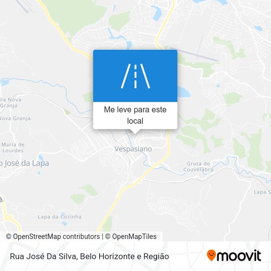 Rua José Da Silva mapa