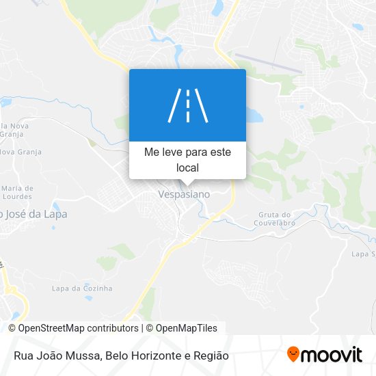 Rua João Mussa mapa