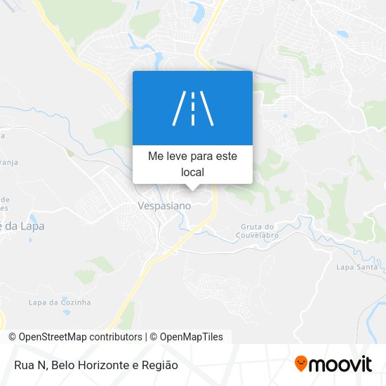 Rua N mapa