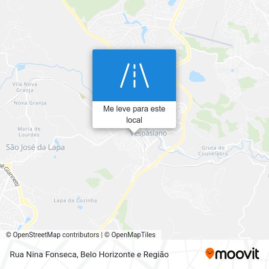 Rua Nina Fonseca mapa