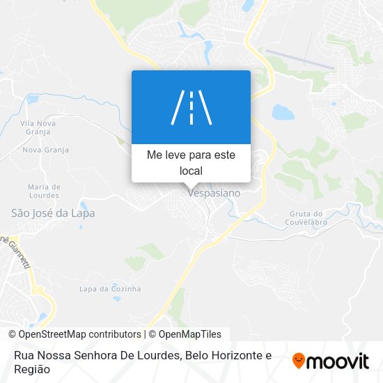 Rua Nossa Senhora De Lourdes mapa