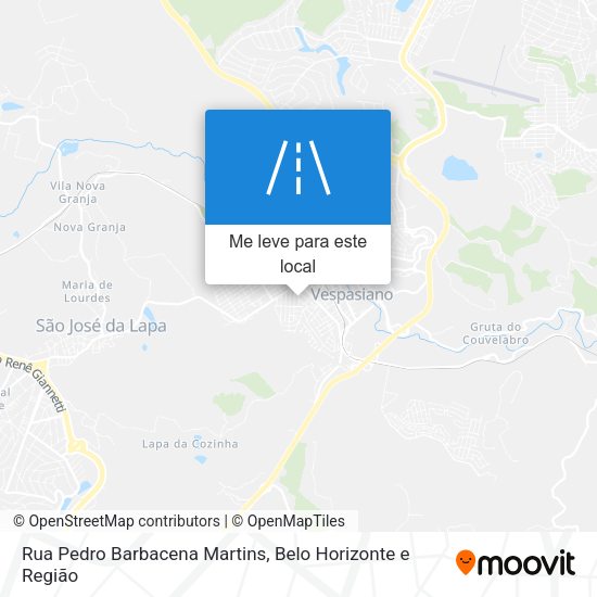 Rua Pedro Barbacena Martins mapa
