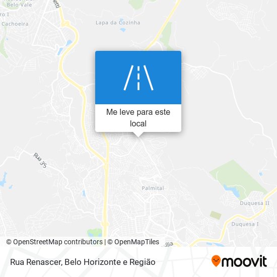 Rua Renascer mapa