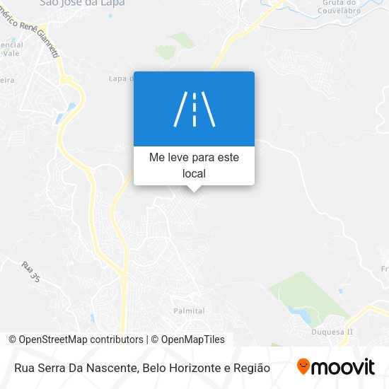 Rua Serra Da Nascente mapa