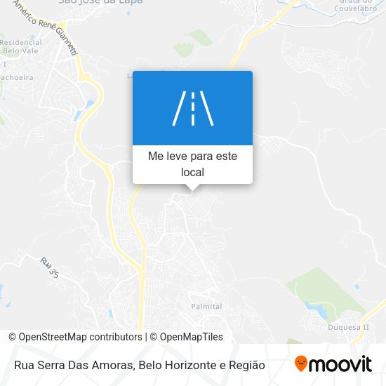 Rua Serra Das Amoras mapa