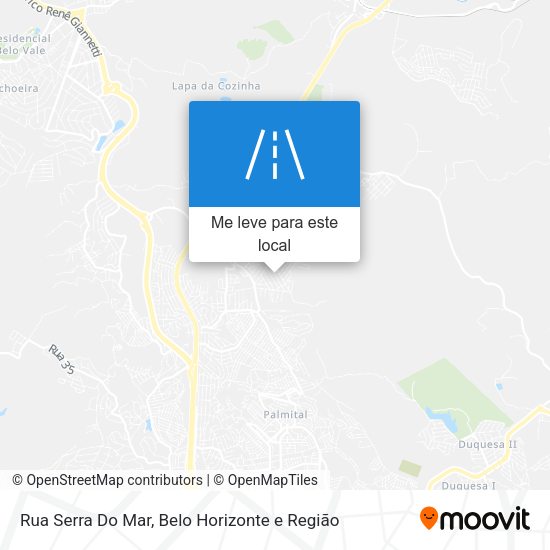 Rua Serra Do Mar mapa