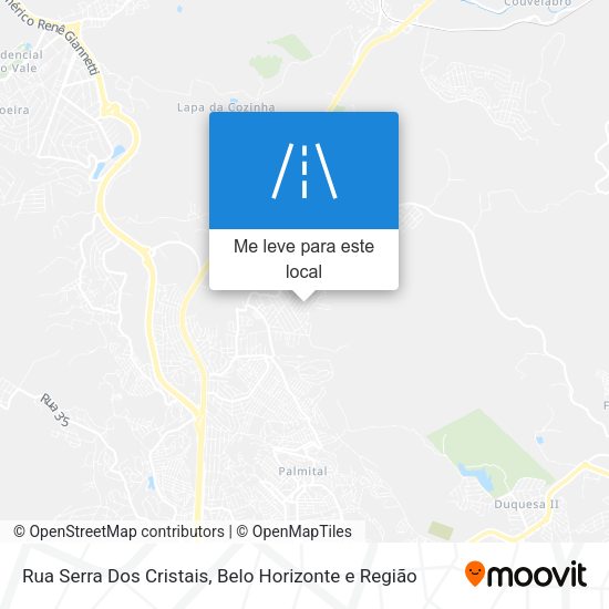 Rua Serra Dos Cristais mapa