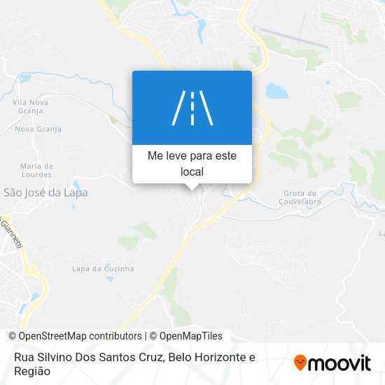 Rua Silvino Dos Santos Cruz mapa