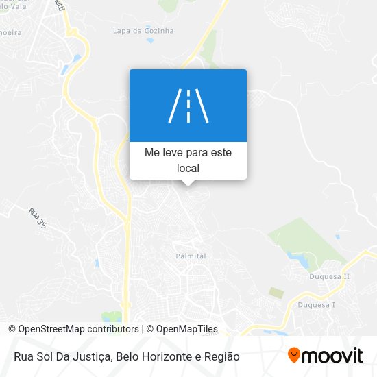 Rua Sol Da Justiça mapa