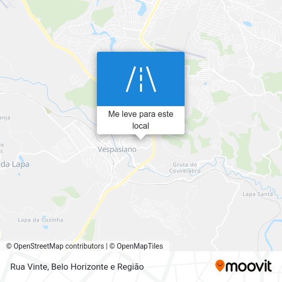 Rua Vinte mapa