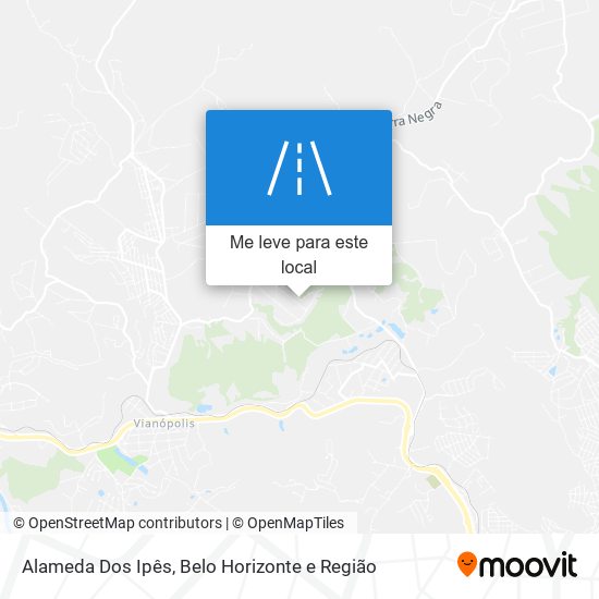 Alameda Dos Ipês mapa