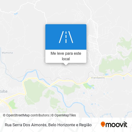 Rua Serra Dos Aimorés mapa