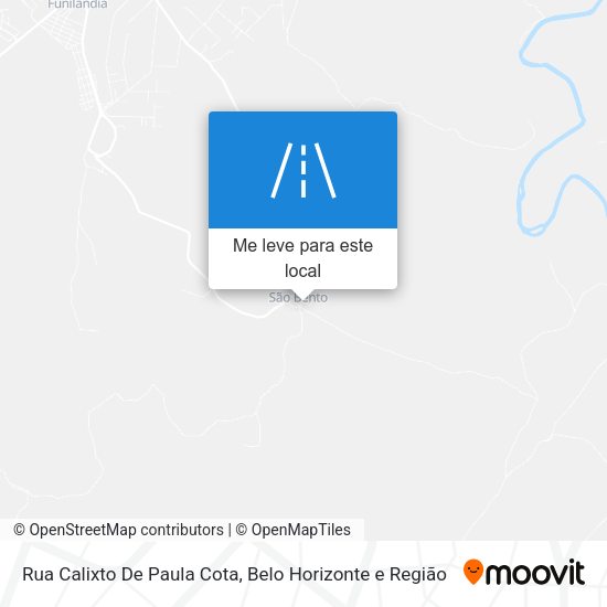 Rua Calixto De Paula Cota mapa