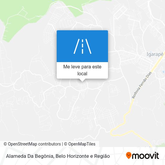 Alameda Da Begônia mapa