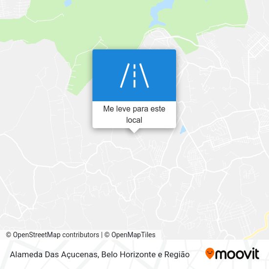 Alameda Das Açucenas mapa