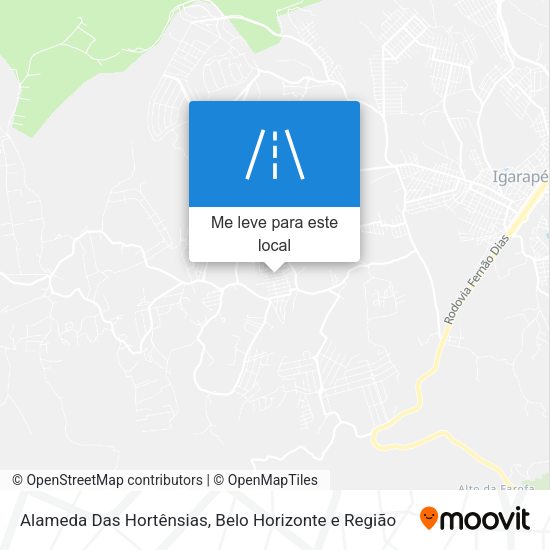 Alameda Das Hortênsias mapa