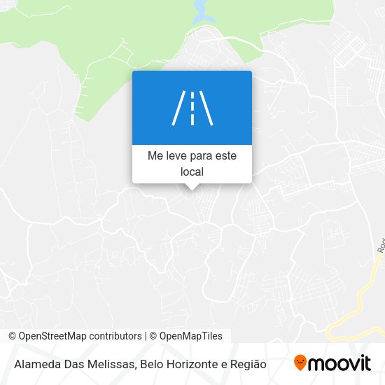 Alameda Das Melissas mapa