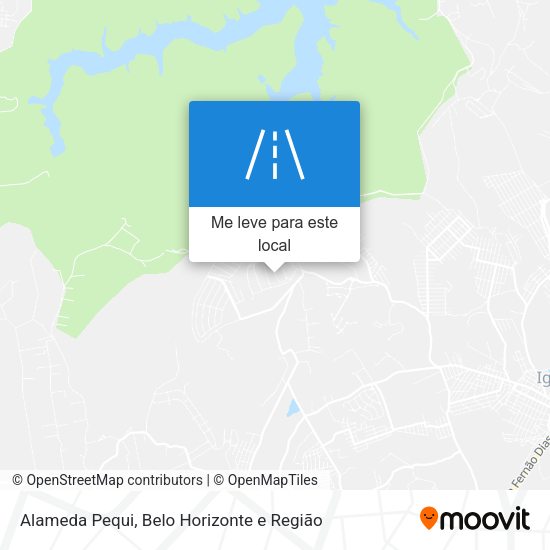 Alameda Pequi mapa
