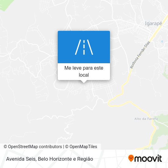 Avenida Seis mapa