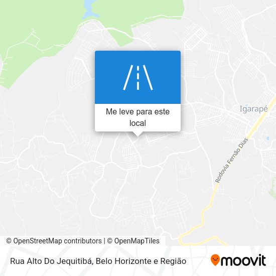 Rua Alto Do Jequitibá mapa