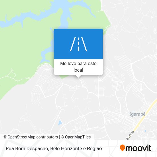 Rua Bom Despacho mapa