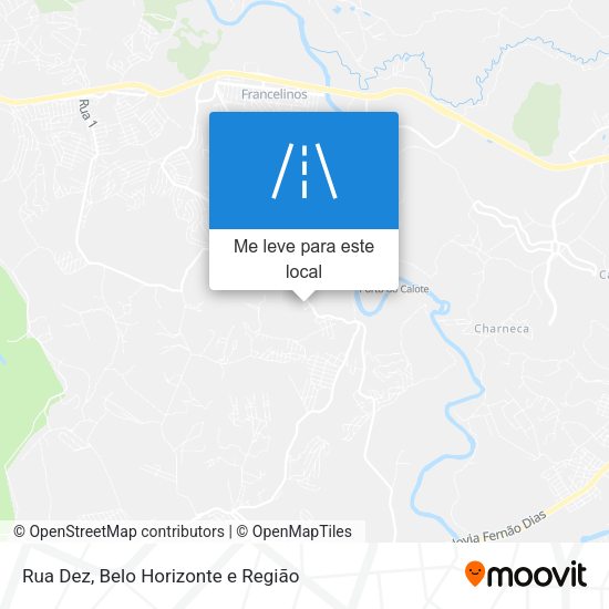 Rua Dez mapa