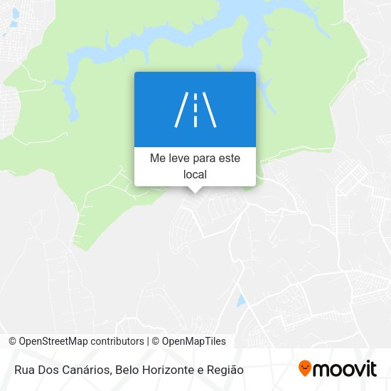 Rua Dos Canários mapa