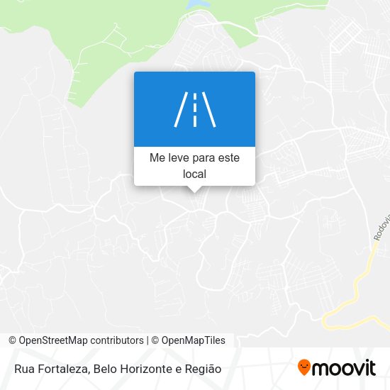 Rua Fortaleza mapa