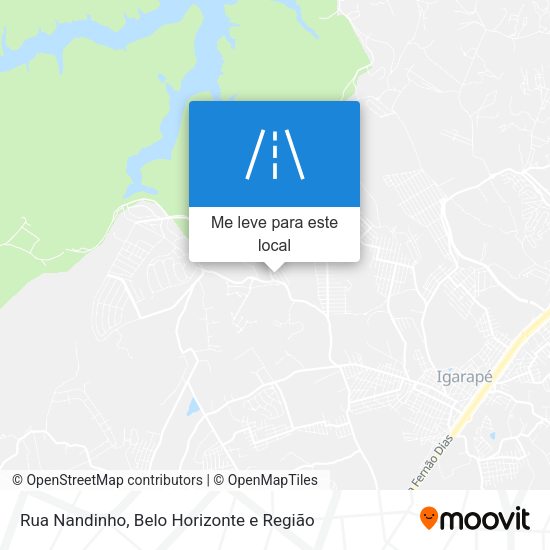 Rua Nandinho mapa