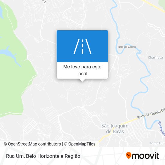 Rua Um mapa