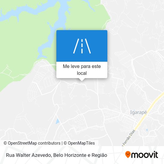 Rua Walter Azevedo mapa