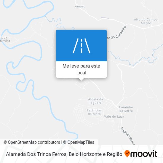 Alameda Dos Trinca Ferros mapa