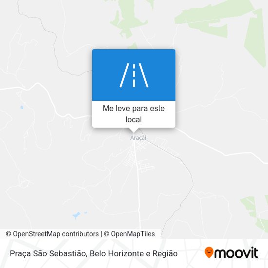 Praça São Sebastião mapa