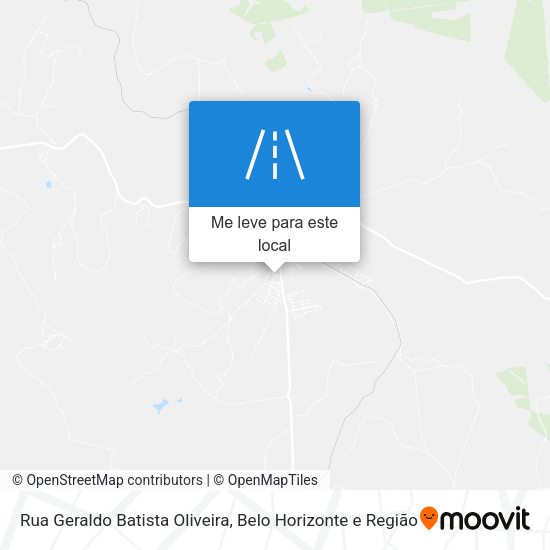 Rua Geraldo Batista Oliveira mapa