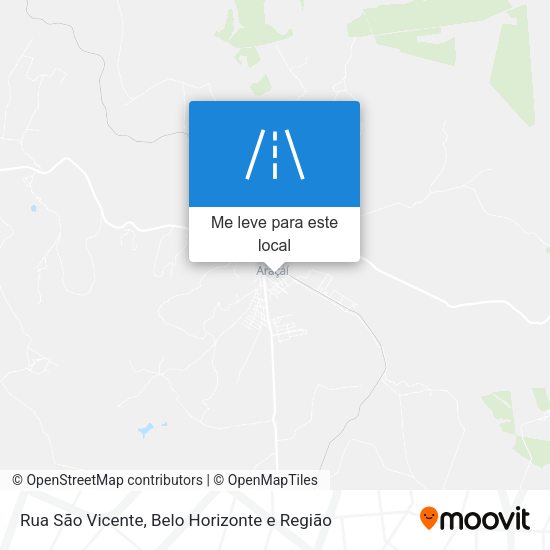 Rua São Vicente mapa