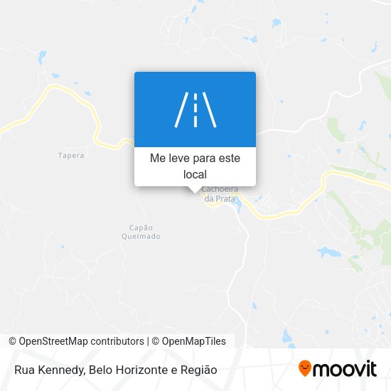 Rua Kennedy mapa
