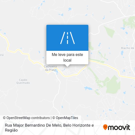 Rua Major Bernardino De Melo mapa