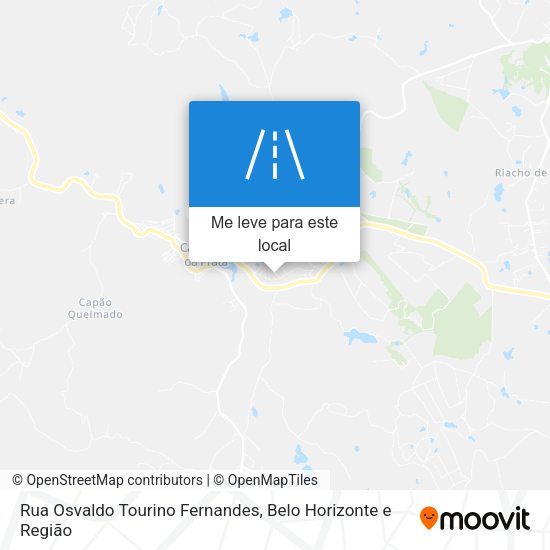 Rua Osvaldo Tourino Fernandes mapa