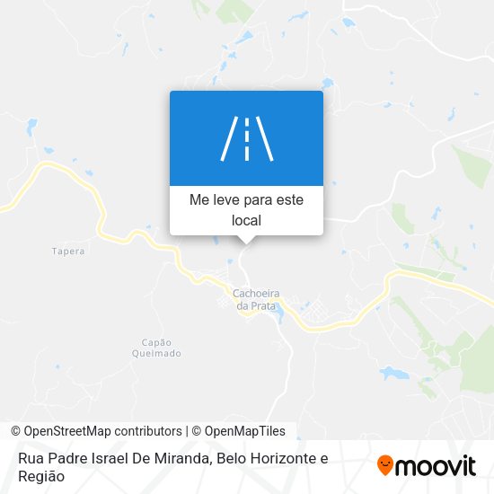 Rua Padre Israel De Miranda mapa
