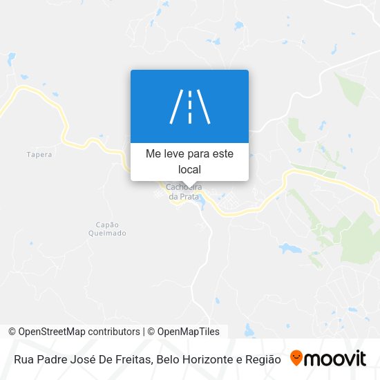 Rua Padre José De Freitas mapa