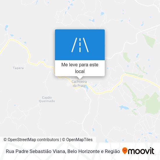 Rua Padre Sebastião Viana mapa
