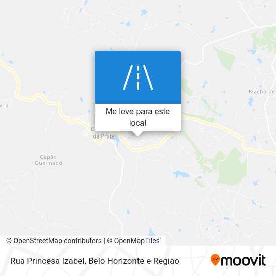 Rua Princesa Izabel mapa