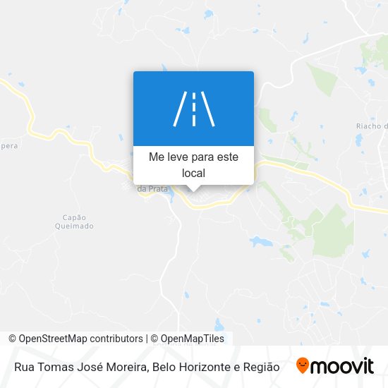 Rua Tomas José Moreira mapa