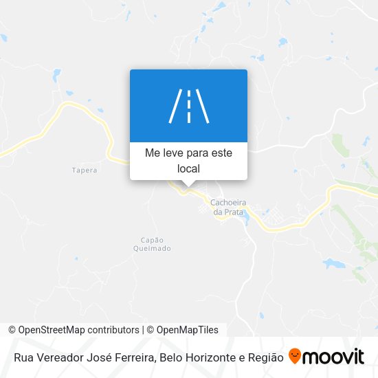 Rua Vereador José Ferreira mapa