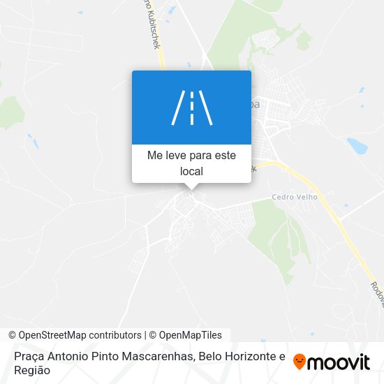 Praça Antonio Pinto Mascarenhas mapa