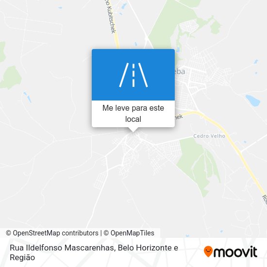 Rua Ildelfonso Mascarenhas mapa