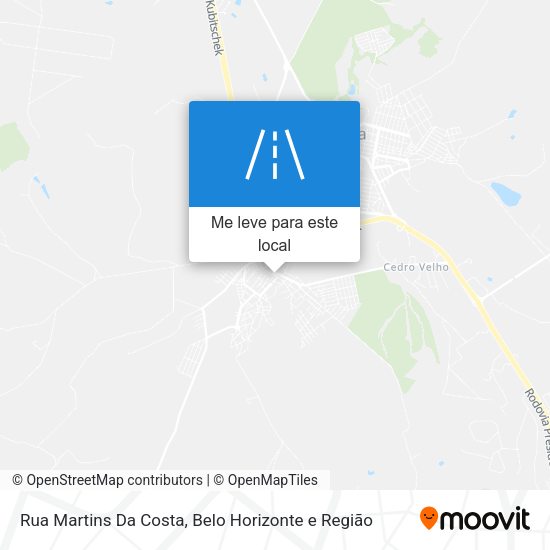 Rua Martins Da Costa mapa