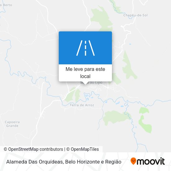 Alameda Das Orquídeas mapa