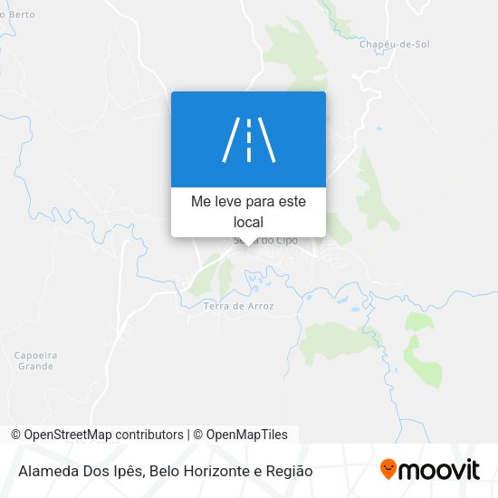 Alameda Dos Ipês mapa