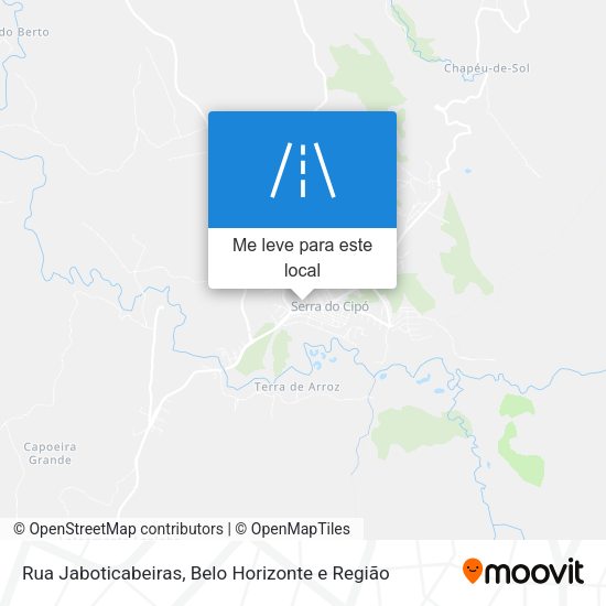 Rua Jaboticabeiras mapa